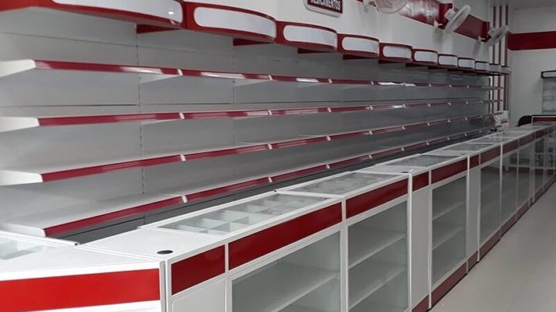 Farmácia entregue, cliente satisfeito!#farmaciaemfortaleza #instalaçaoparafarmacia#gondolasdeaço